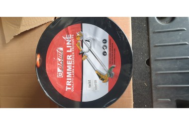 Леска, волосінь косильна 4,0 мм 100 метрів кручена Китай