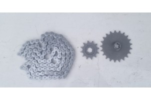 Муравей мотоцикл ланцюг ходовий 520/104ланки +зірка задня+зірка передня