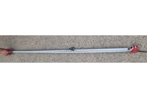 Вал в зборі дві частини + з'єднувач 9 шлиців ○26мм довжина 142см для мотокос