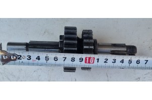 Муравей мотоцикл вал вторинний з шестернями 19 та 21 зуб