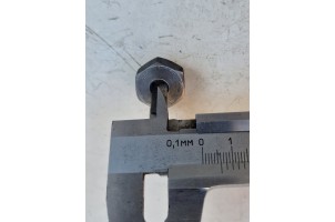 Гайка редуктора, ножа резьба ліва ○ 7мм без пластикамотокоса, трімер китай